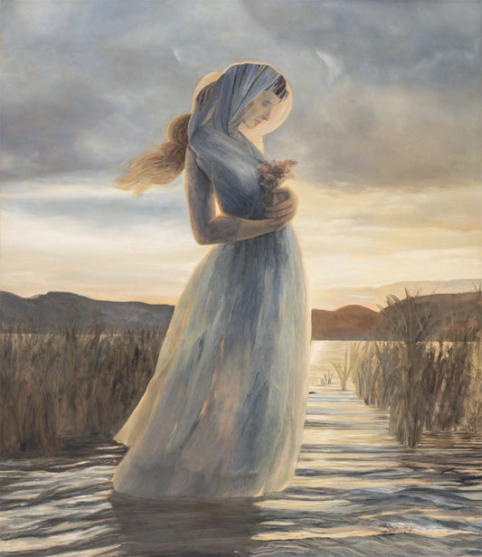 Lady of The Lake Large Wall Art Gallery Wrap