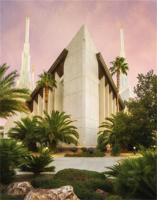 Las Vegas Temple 01 Gallery Wrap