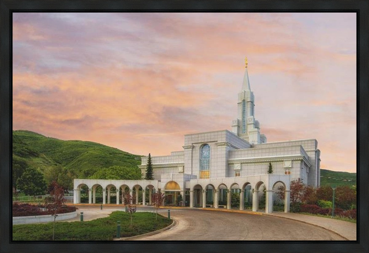 Bountiful Temple 14 Gallery Wrap