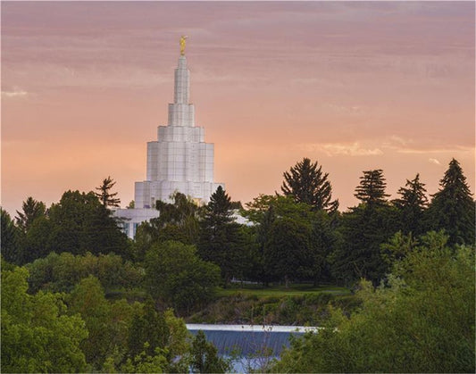 Idaho Falls Temple 08 Gallery Wrap