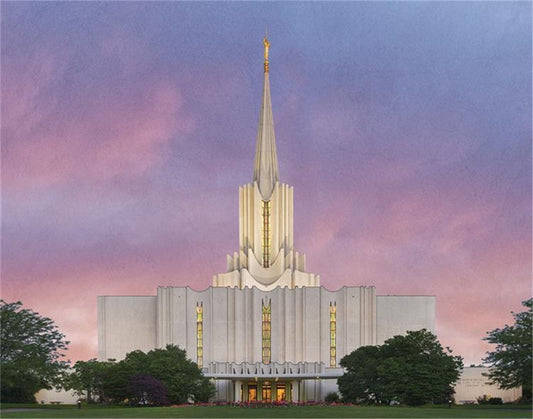 Jordan River Temple 01 Gallery Wrap