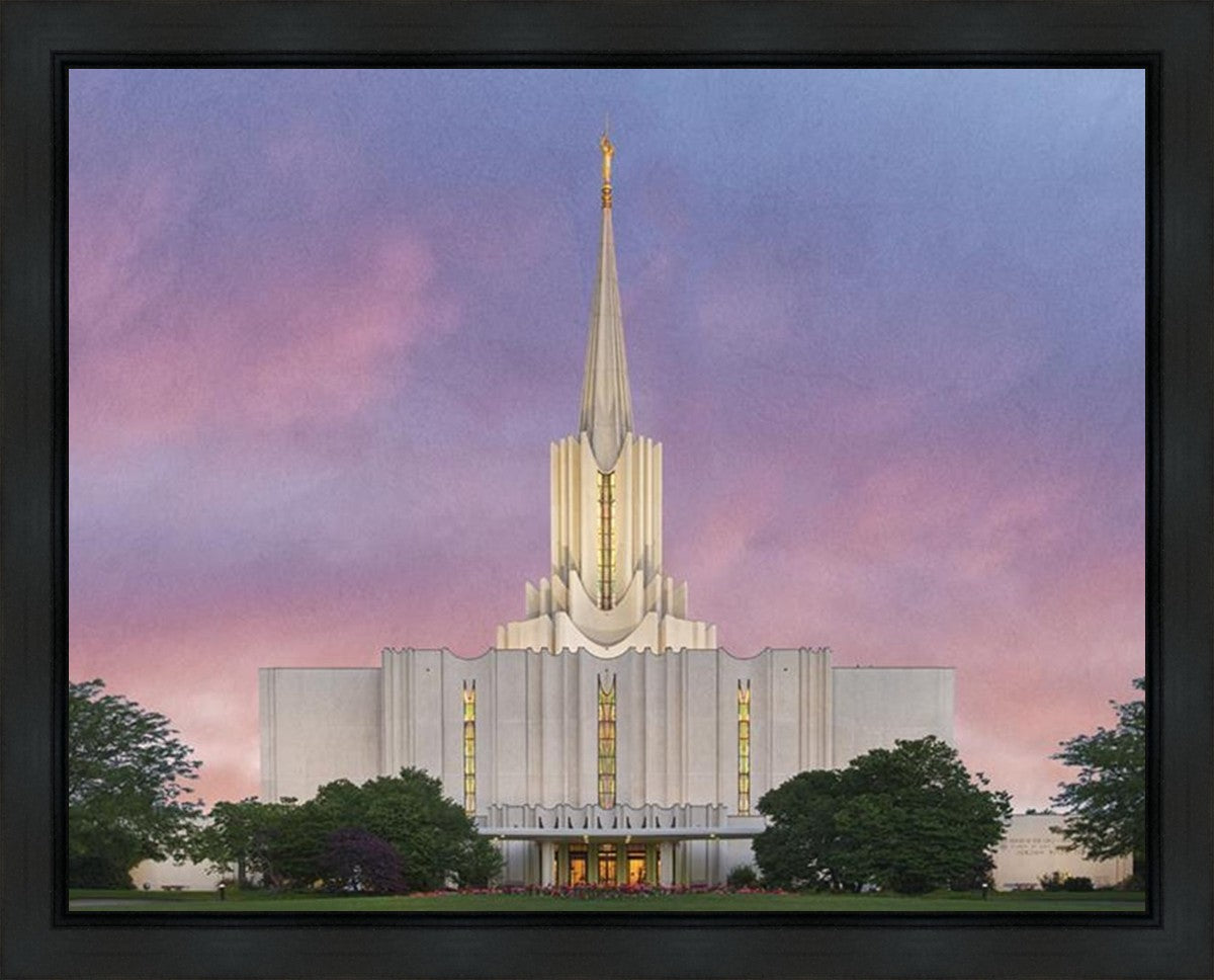 Jordan River Temple 01 Gallery Wrap