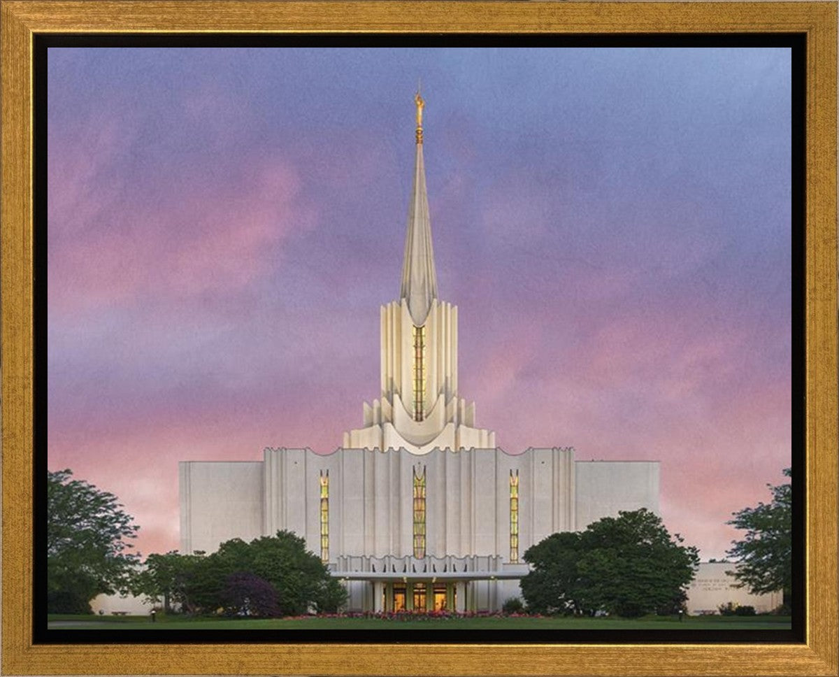 Jordan River Temple 01 Gallery Wrap