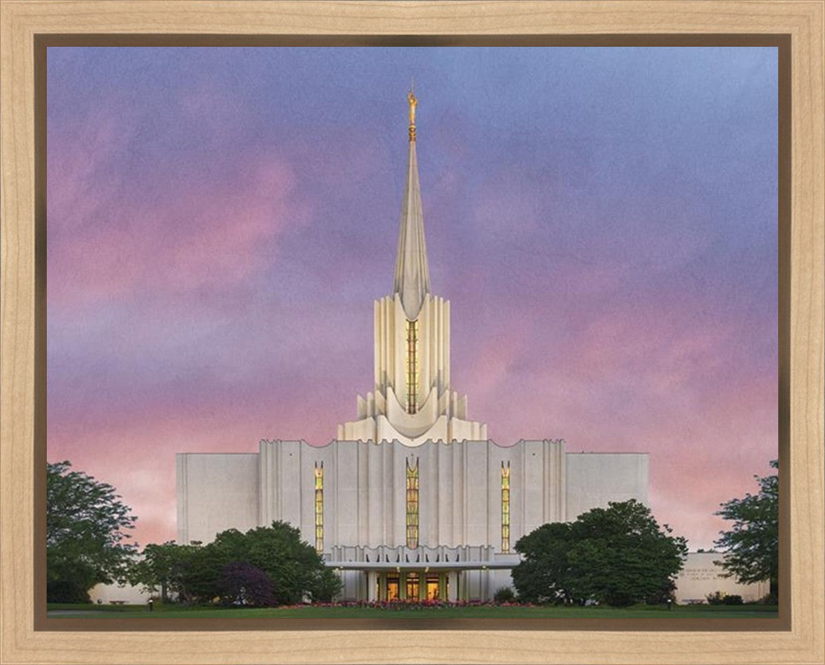 Jordan River Temple 01 Gallery Wrap