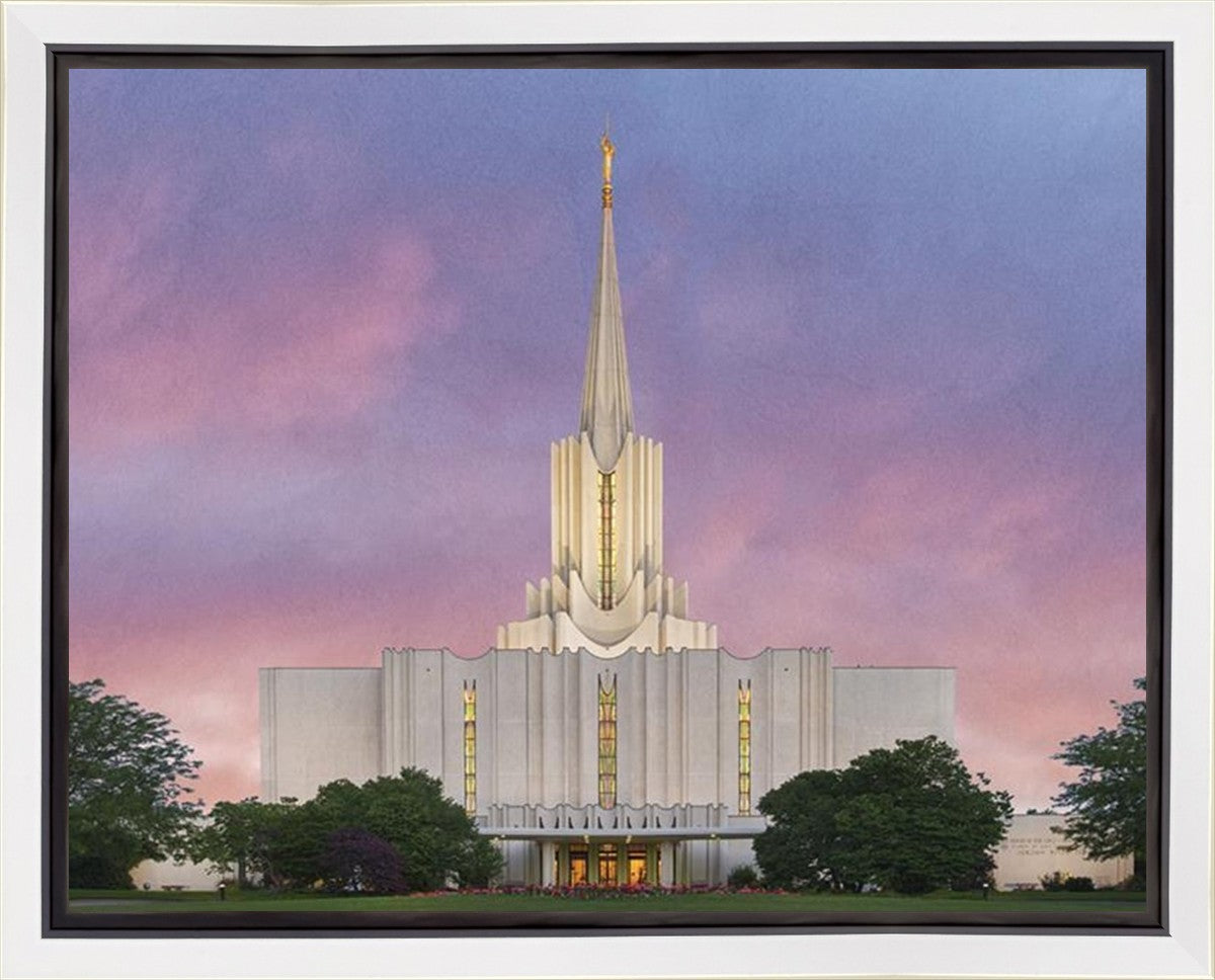 Jordan River Temple 01 Gallery Wrap