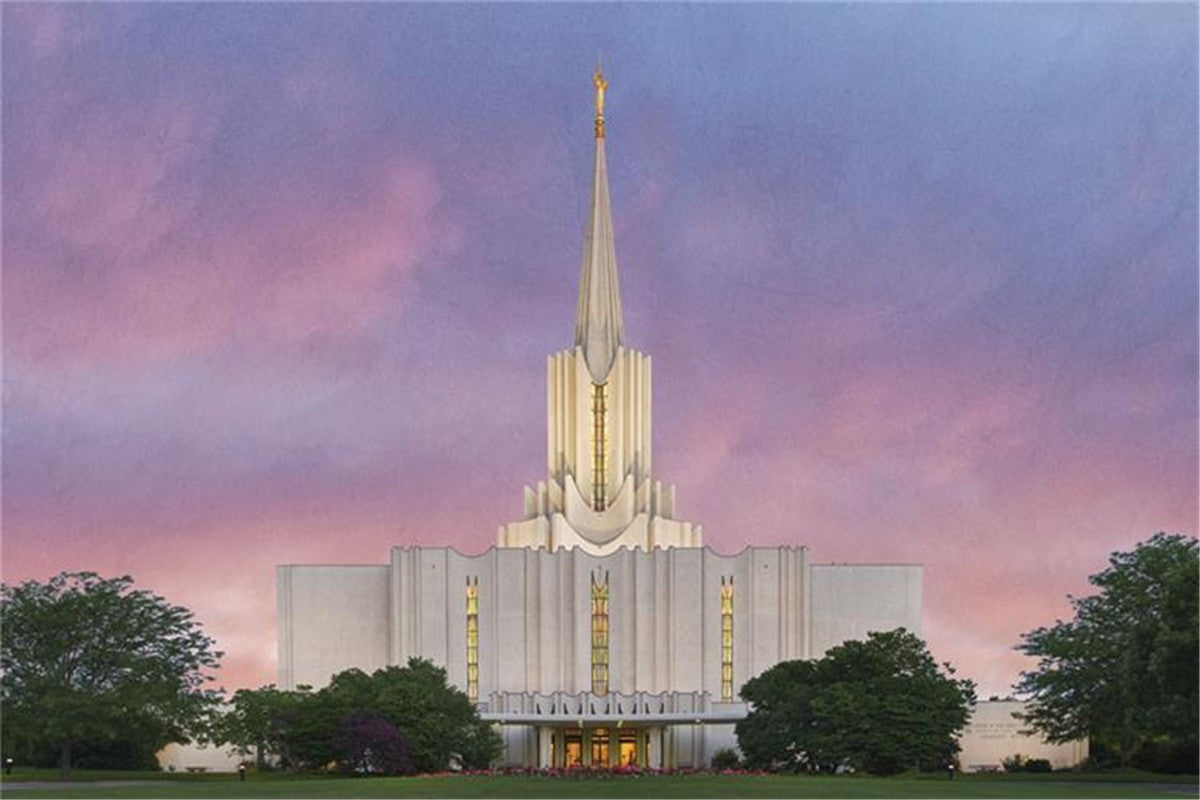 Jordan River Temple 01 Gallery Wrap