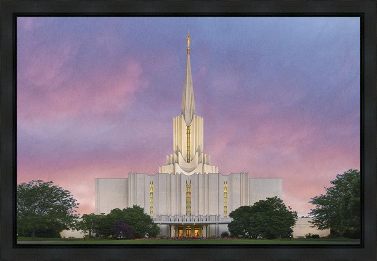 Jordan River Temple 01 Gallery Wrap