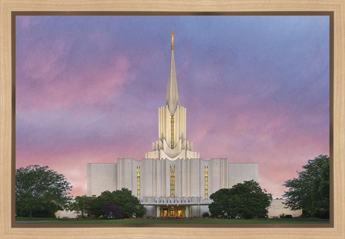 Jordan River Temple 01 Gallery Wrap