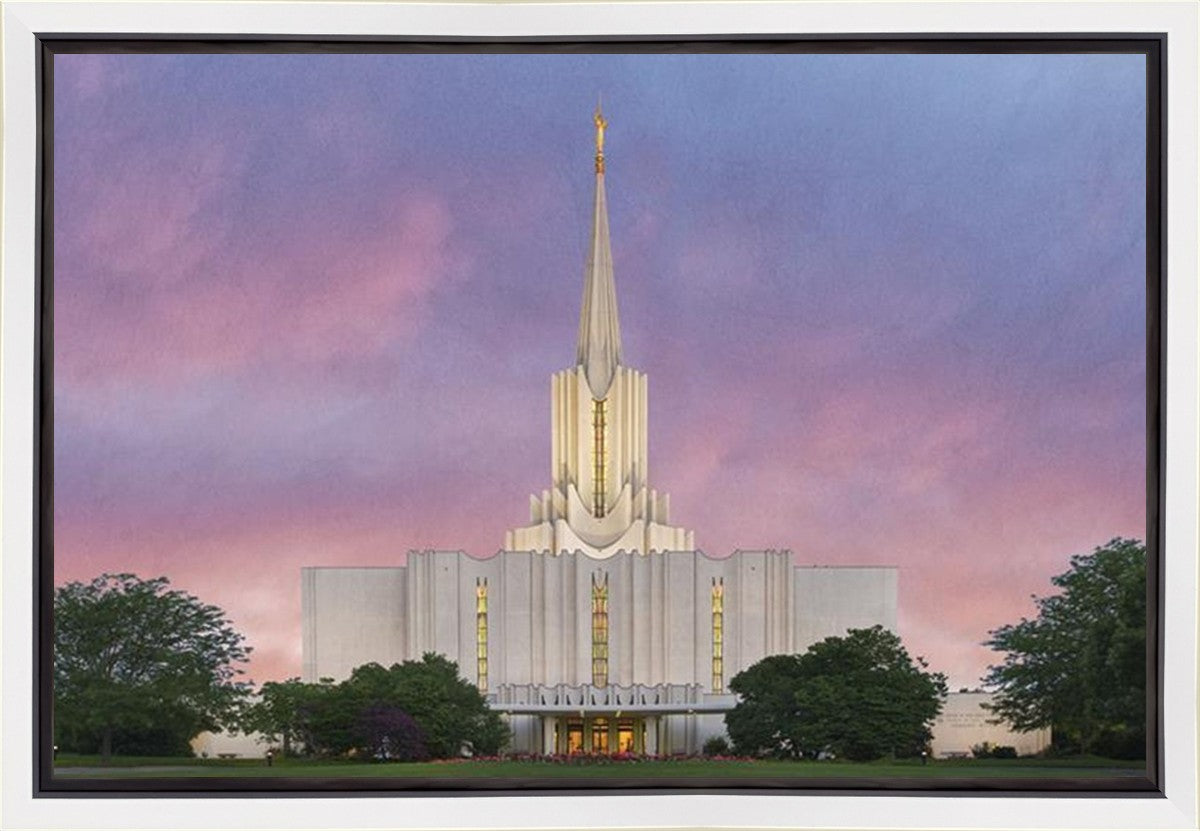 Jordan River Temple 01 Gallery Wrap