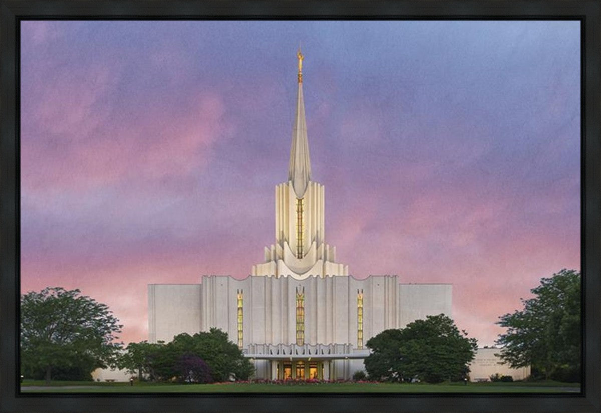 Jordan River Temple 01 Gallery Wrap