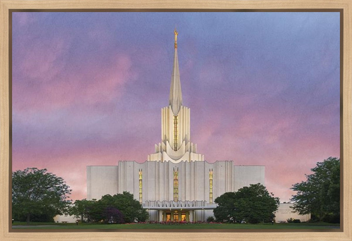 Jordan River Temple 01 Gallery Wrap