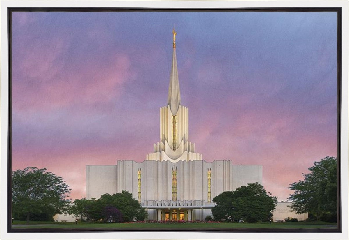 Jordan River Temple 01 Gallery Wrap