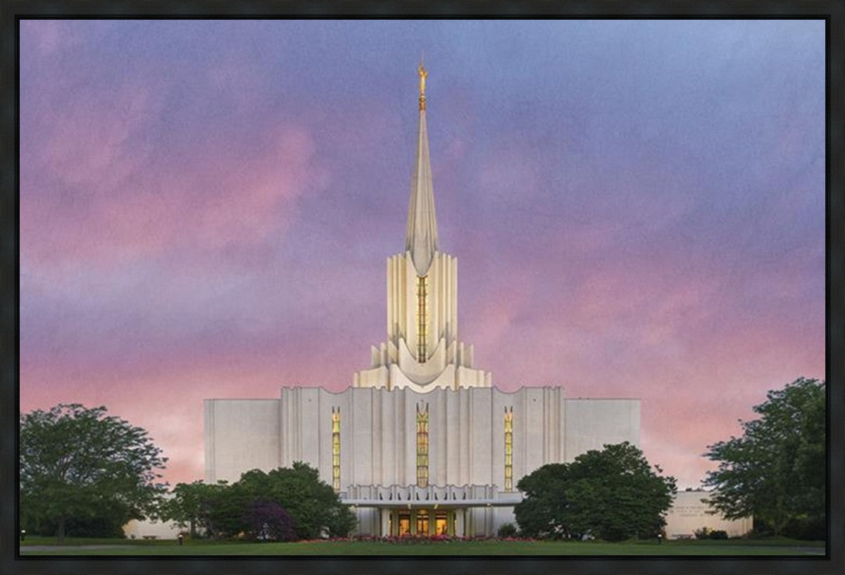 Jordan River Temple 01 Gallery Wrap