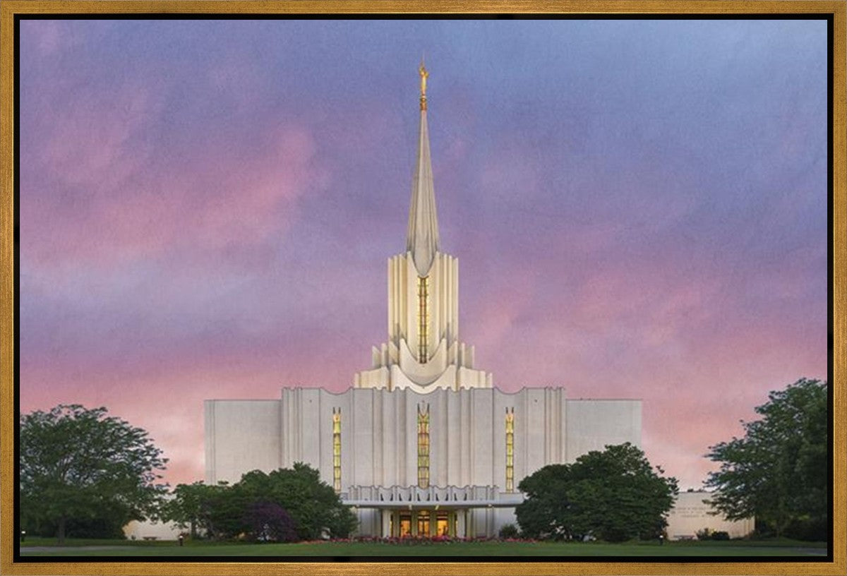 Jordan River Temple 01 Gallery Wrap