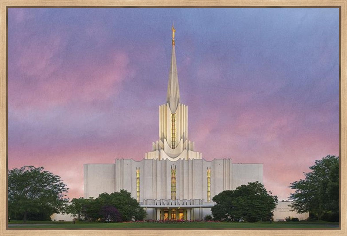 Jordan River Temple 01 Gallery Wrap