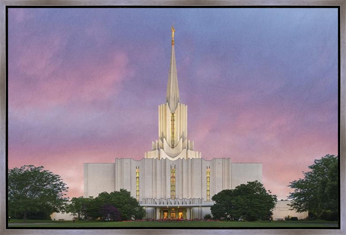 Jordan River Temple 01 Gallery Wrap