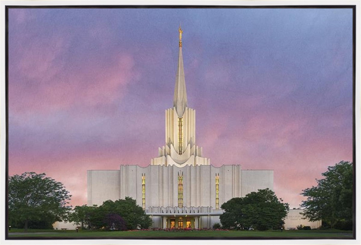 Jordan River Temple 01 Gallery Wrap