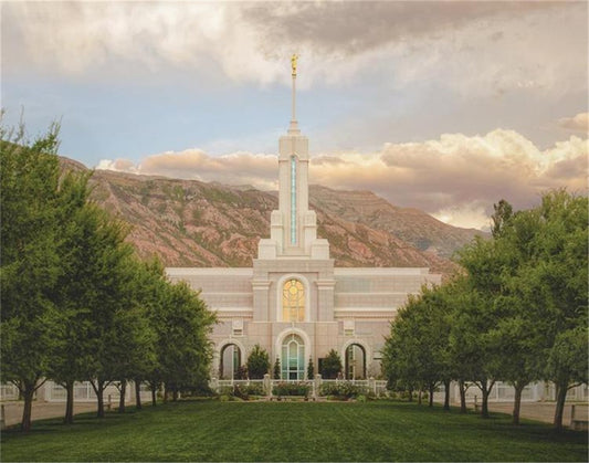 Mt. Timpanogos Temple 12 Gallery Wrap