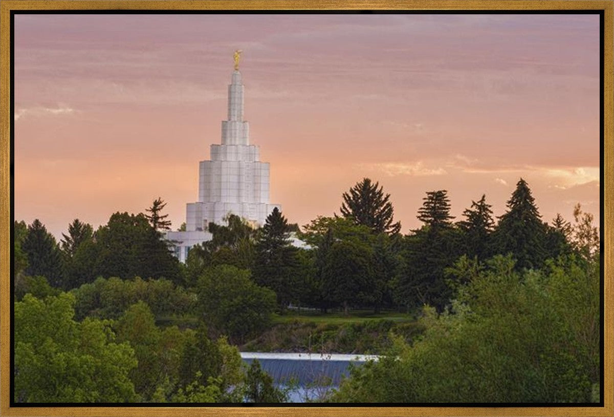 Idaho Falls Temple 08 Gallery Wrap