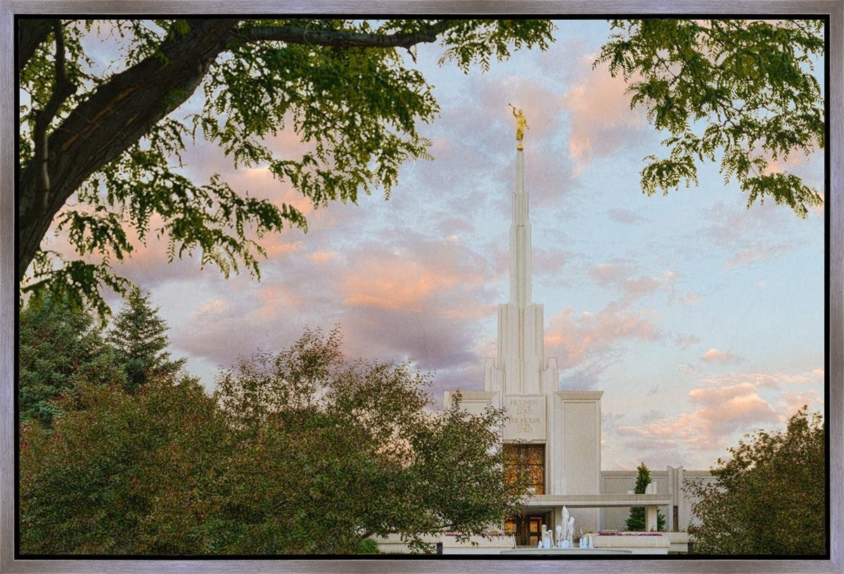 Denver Temple 01 Gallery Wrap