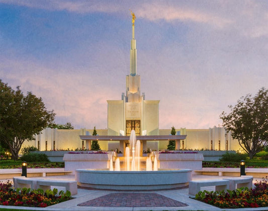 Denver Temple 02 Gallery Wrap