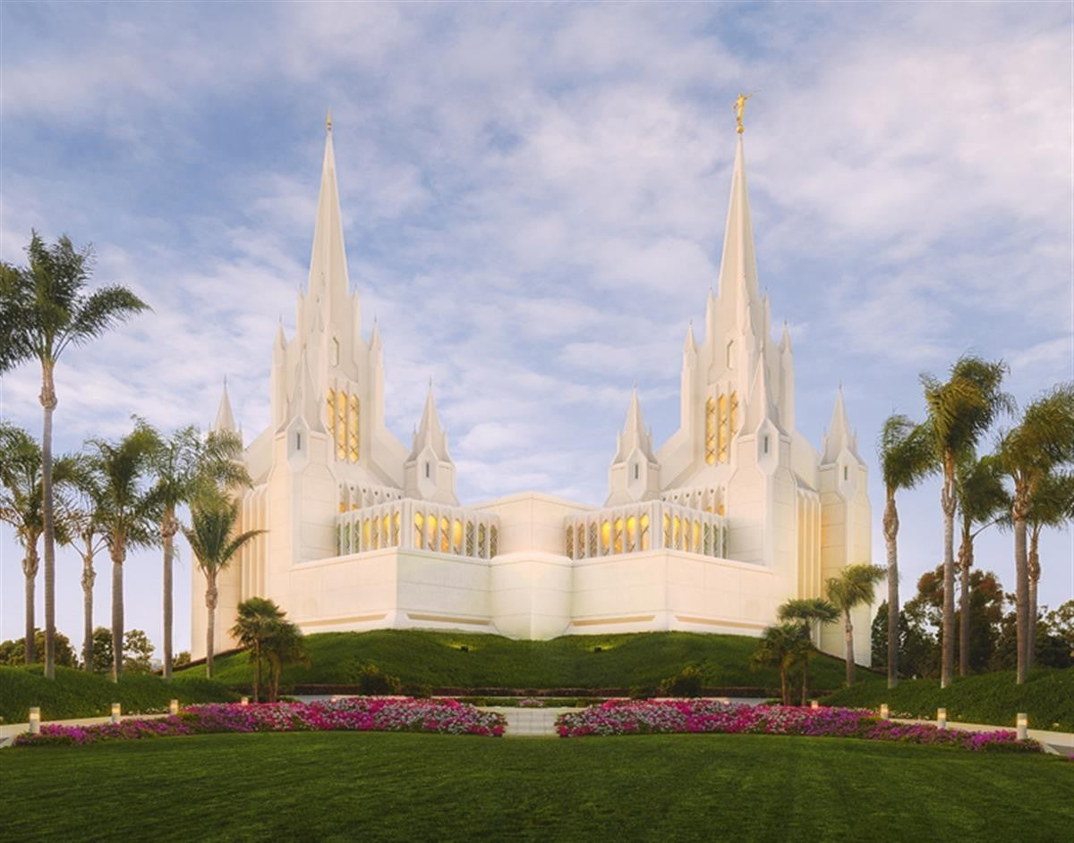 San Diego Temple 05 Gallery Wrap