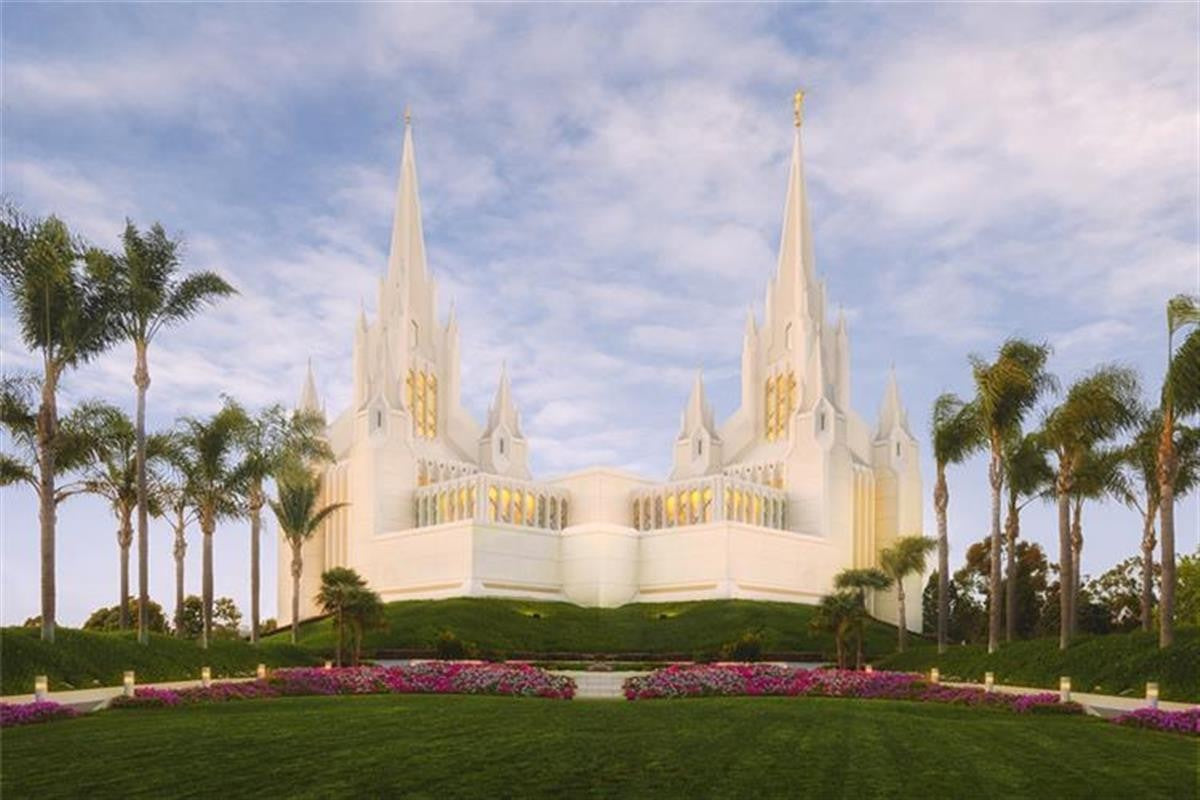 San Diego Temple 05 Gallery Wrap