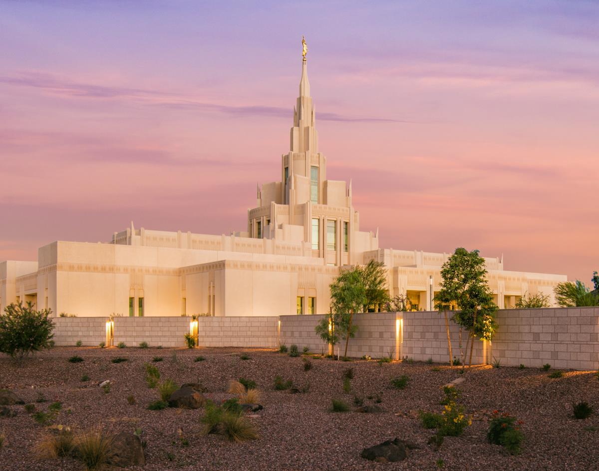 Phoenix Temple Dusk