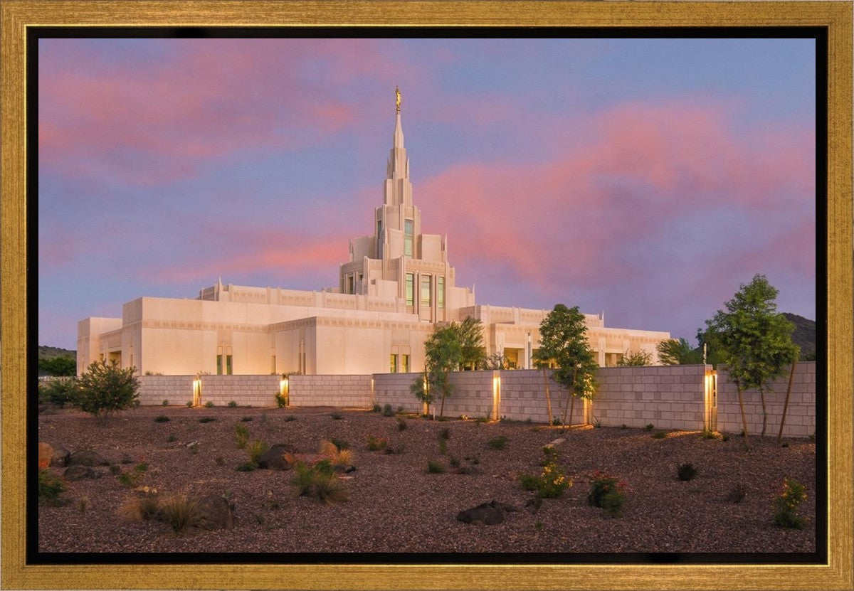 Phoenix Temple Eventide Gallery Wrap