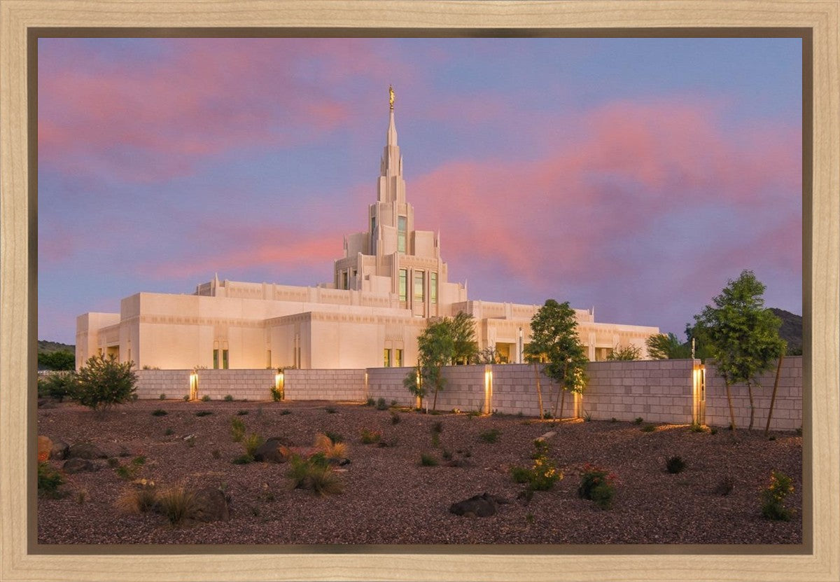 Phoenix Temple Eventide Gallery Wrap