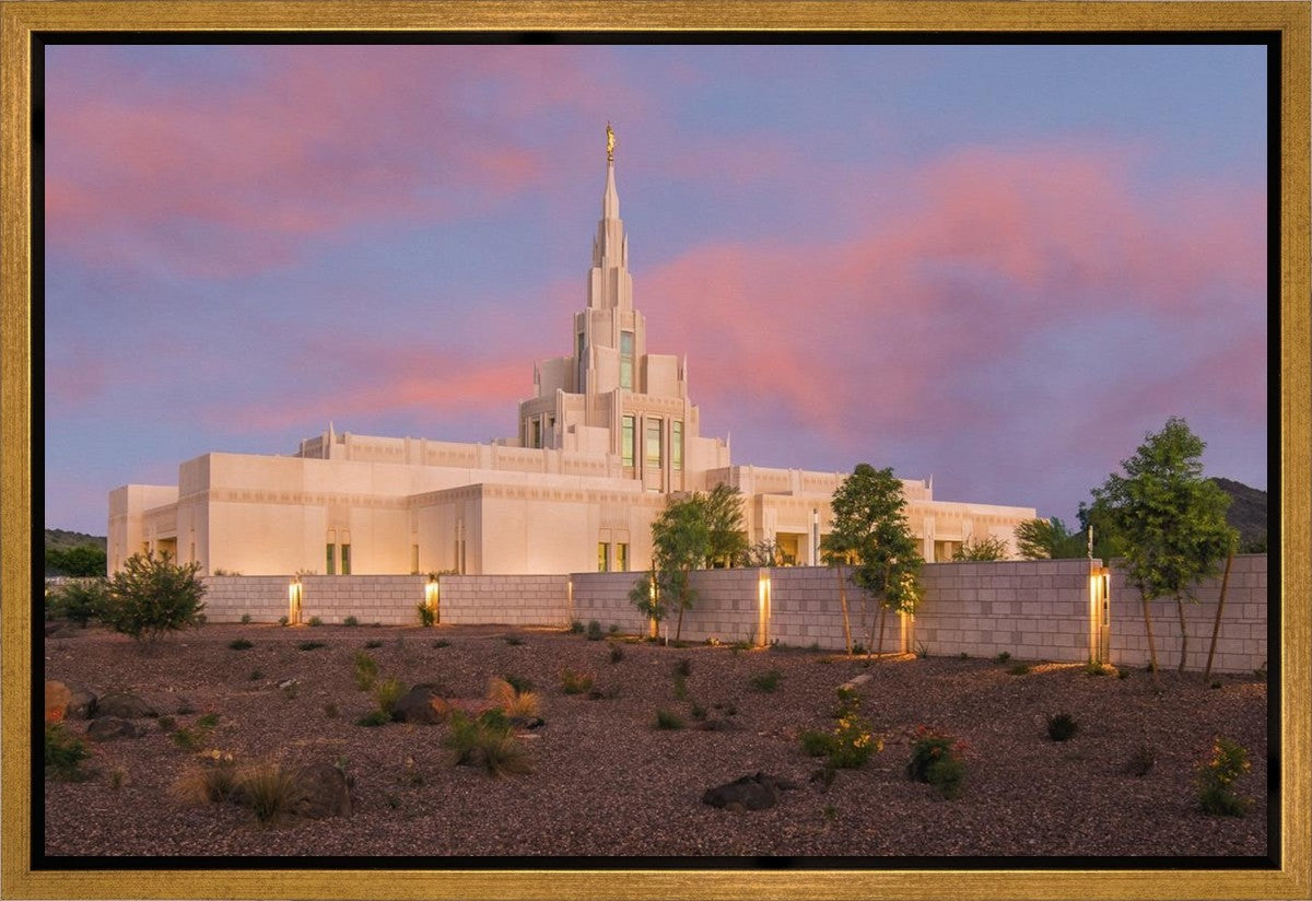 Phoenix Temple Eventide Gallery Wrap