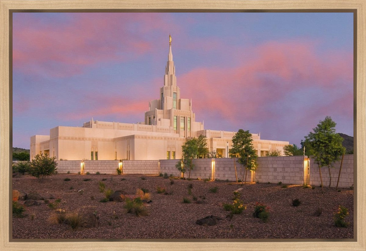 Phoenix Temple Eventide Gallery Wrap