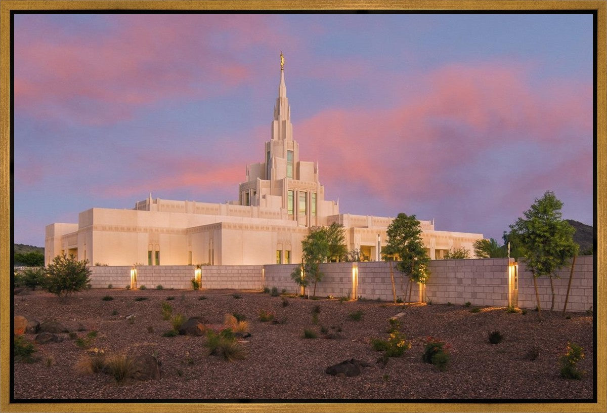 Phoenix Temple Eventide Gallery Wrap