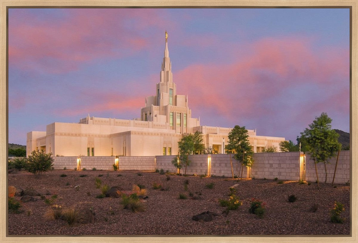 Phoenix Temple Eventide Gallery Wrap