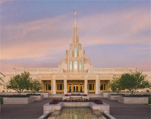 Phoenix Temple Golden Doors Gallery Wrap