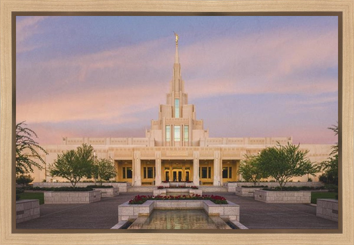 Phoenix Temple Golden Doors Gallery Wrap