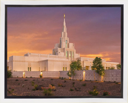 Phoenix Temple Sunset