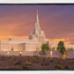 Phoenix Temple Sunset