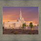 Phoenix Temple Sunset