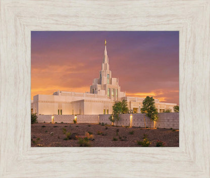 Phoenix Temple Sunset