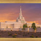 Phoenix Temple Sunset