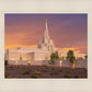 Phoenix Temple Sunset