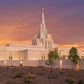 Phoenix Temple Sunset