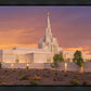 Phoenix Temple Sunset
