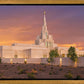 Phoenix Temple Sunset