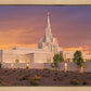 Phoenix Temple Sunset