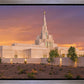 Phoenix Temple Sunset