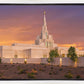 Phoenix Temple Sunset
