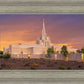 Phoenix Temple Sunset