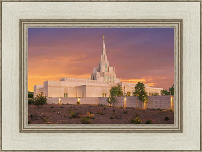 Phoenix Temple Sunset